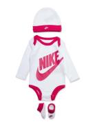Nike C1-Bodysuit+Hat+Bootie Rosa