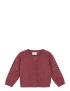 En Fant Cardigan Knit Röd