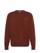 Calvin Klein Jeans Ls Ez Cotton Crewnk Sweater 12Gg Röd