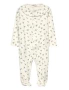 Mango Pyjamas With Flowers And Baby Neck Kräm