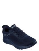 Skechers Men Bobs Squad Chaos Solid Step Marinblå