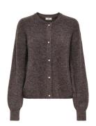 JDY Jdylumi Life L/S Button Cardiga Knt Noos Brun