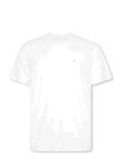 Calvin Klein Ss Supima Chest Emb Crewneck Tee Vit