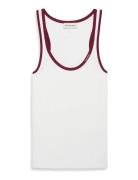 Calvin Klein Jeans Ctn Rib Tank With Color Block Tr Vit