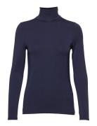 Lauren Ralph Lauren Jersey Turtleneck Blå