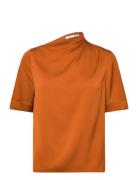 Ahlvar Gallery Lima Silk Tee Orange
