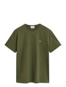 GANT Reg Shield Ss T-Shirt Grön