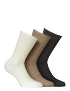 Alpacasocks&Co Knitted Merino Socks In 3-Pack Mixed Multi/patterned
