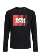 Jack & J S Jjecorp Logo Tee Play Ls O-Neck Mni Svart