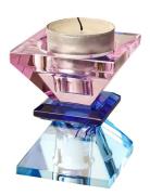 C'est Bon Crystal Candle Holder Blå