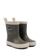Pom Pom Gumboots? Solid Grön