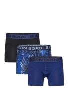 Björn Borg Cotton Stretch Boxer 3P Marinblå