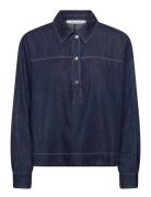 Soft Rebels Srportia Blouse Marinblå