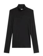 Marc O'Polo T-Shirts Long Sleeve Svart