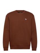 Lee Jeans Patch Crew Sws Brun