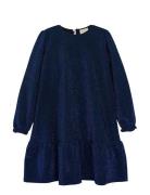 Creamie Dress Glitter Marinblå