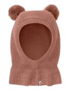 Huttelihut Balaclava Windstop Pompoms Rosa