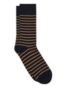 Mp Denmark Knud Socks Marinblå
