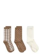 GANT Dot And Gingham Check Socks 3-Pack Multi/patterned