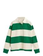 GANT Striped Cotton Heavy Rugger Grön