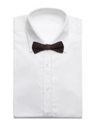 Lindbergh Black Structured Bow Tie Brun