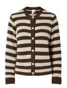 YAS Yassironi Ls Knit Cardigan S. Noos Brun