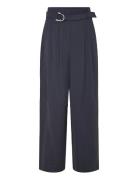 French Connection Vinnie D.ring Belted Trouser Marinblå