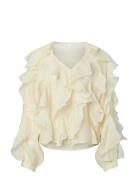 YAS Yasphilippa Ls Top - D2D Kräm