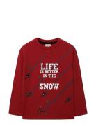 Boboli Knit T-Shirt Röd