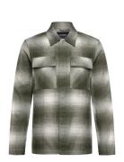 Lyle & Scott Ombre Check Overshirt Grön