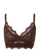 Understatement Underwear Lace Support Bra Brun
