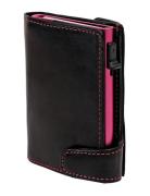 Tony Perotti Furbo Cardholder W/ Banknote And Coin Pocket Svart