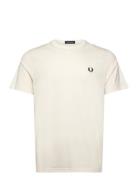Fred Perry Crew Neck T-Shirt Vit