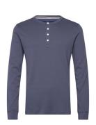 Lindbergh Solid Gradad W Contrast Fabric L/S Grå