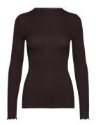 Rosemunde Silk T-Shirt Brun