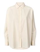STUDIO FEDER Josie Shirt - Poplin Kräm