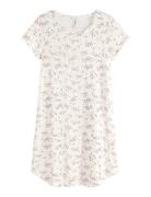 Lindex Nightdress Pointelle Aop Rosa