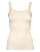 Rosemunde Rwbeatrice Sl Strap Top Kräm