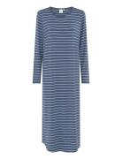 CCDK Copenhagen Nicole Longsleeved Long Dress Blå