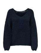 JDY Jdydinea L/S Reversible Pullov. Knt Noos Marinblå