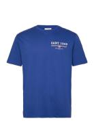 GANT Graphic Ss T-Shirt Blå