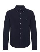 Ralph Lauren Kids 30/1 Fw Mesh-Ls Fb Cs M5-Si-Sps Marinblå