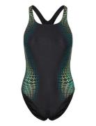 Speedo Womens Digital Printed Medalist Svart