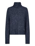 MOS MOSH Mmaidy Thora Rollneck Knit Marinblå