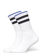 Alpacasocks&Co Merino Casual Stripes 2-Pack Vit