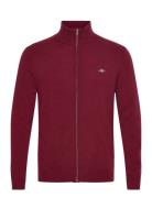 GANT Extrafine Lambswool Zip Cardigan Röd