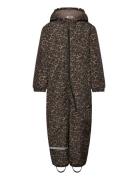 Mikk-line Snow Suit Aop Brun
