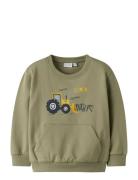 Name It Nmmvugo Ls Nreg Sweat Bru Khaki Green