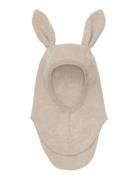 Huttelihut Balaclava Ears Wool Fleece Beige