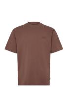 Woodbird Wbbaine Washed Tee Brun